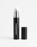 Atomizador Portátil Premium: Black & Silver Edition - Perfume Original